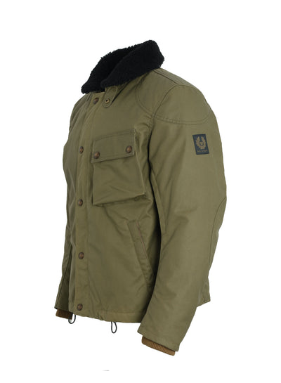 Belstaff Convoy Technical Waxed Cotton Jacket - Olive