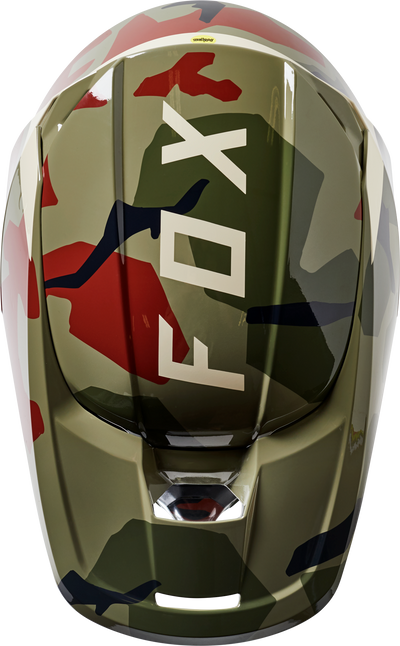 Casque Fox Racing V1 BNKR - Camouflage Vert