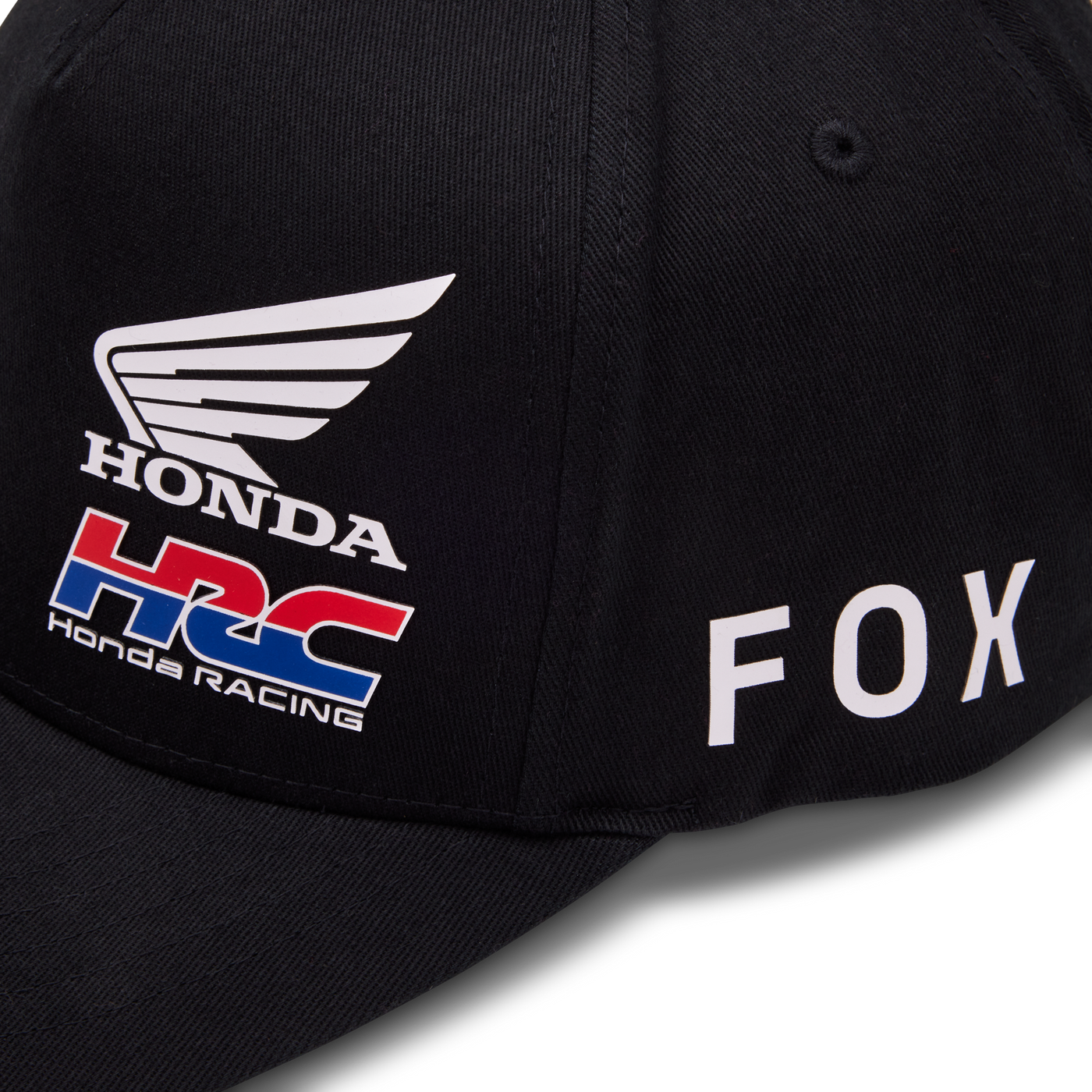 Casquette Fox Racing Fox x Honda Flexfit - Noir