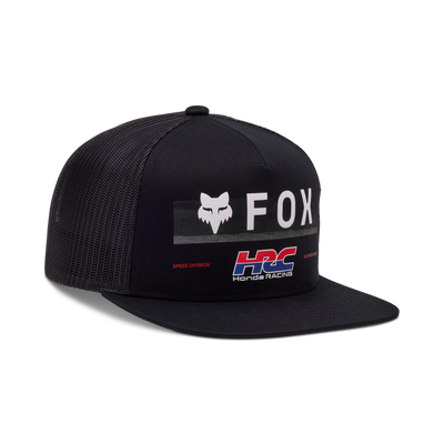 Casquette Fox Racing Fox x Honda Snapback - Noir