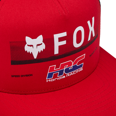 Casquette Fox Racing Fox x Honda Snapback - Rouge flamme