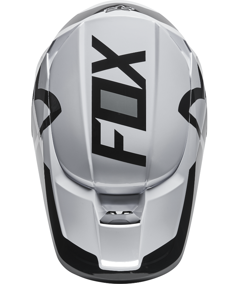 Casque Fox Racing V1 Lux noir/blanc pour hommes
