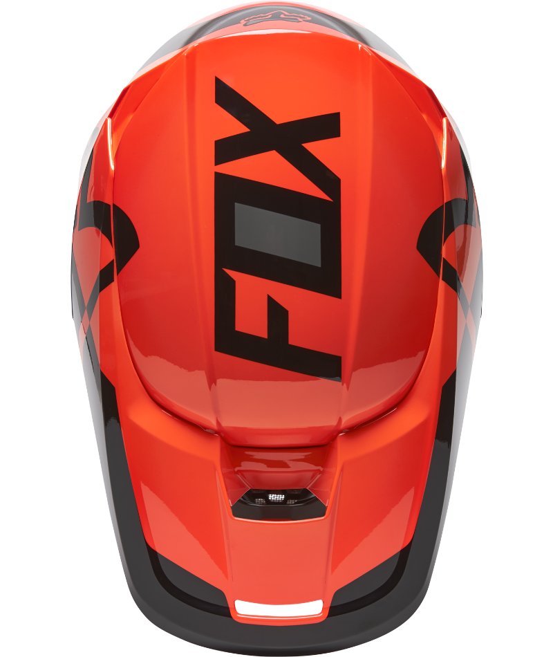 Casque Fox Racing V1 Lux Flo Orange pour hommes