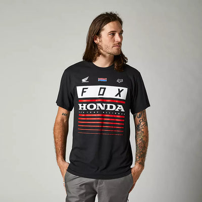 T-shirt de base Fox Racing Honda HRC - Noir