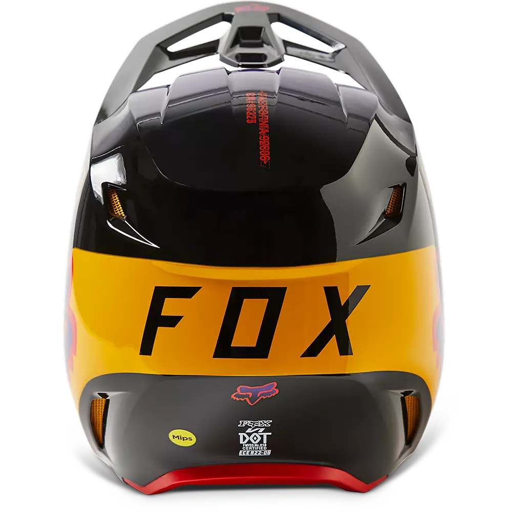 Casque Fox Racing V1 Toxsyk noir pour homme