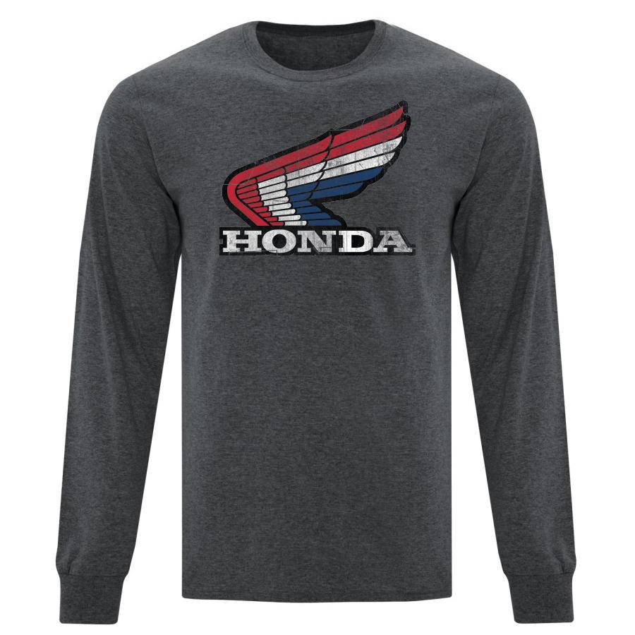 T-shirt à manches longues Honda Tricolour Wing