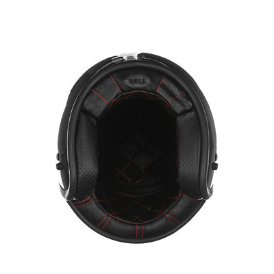 bell custom 500 culture classique casque de moto noir brillant intérieur