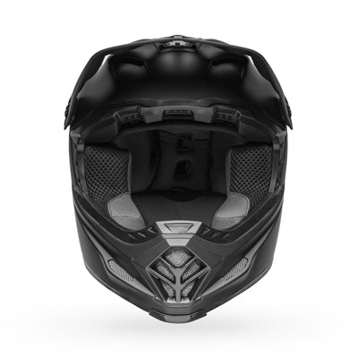bell moto 9 youth mips motorcycle helmet matte black front