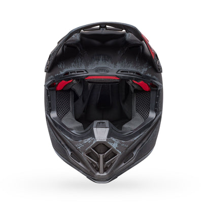 casque de moto bell moto 9s flex dirt fasthouse mojave matte black gray front