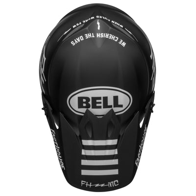 bell mx 9 mips dirt dirt motorcycle helmet fasthouse prospect matte black white top