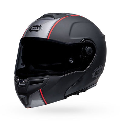 bell srt modular full face street motorcycle helmet hart luck jamo matte gloss noir rouge avant gauche