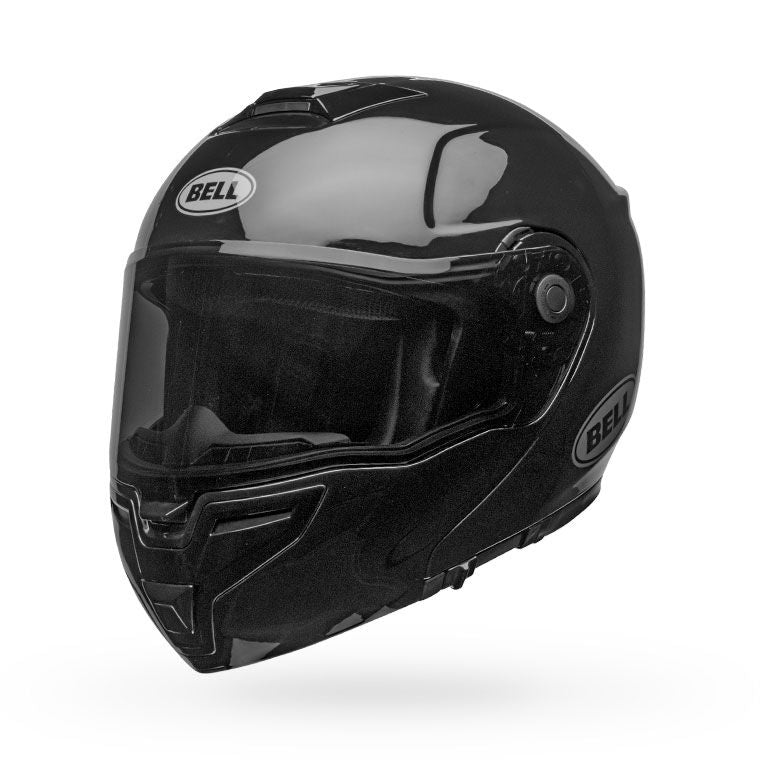bell srt modular street full face motorcycle helmet gloss black front left